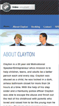 Mobile Screenshot of claytonspeaks.com
